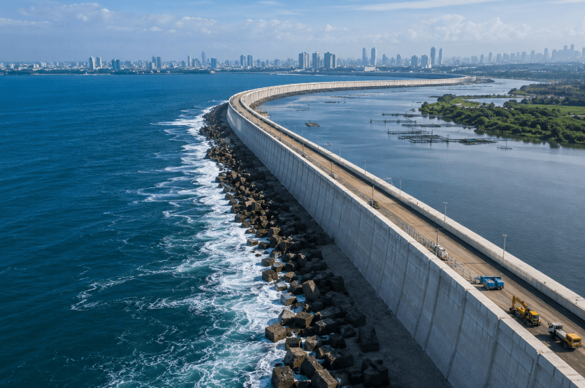 Indonesia Siapkan Giant Sea Wall 575 Kilometer untuk Lindungi Ekonomi Nasional